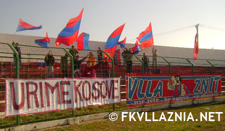 Vllaznit Ultras pershendesin Pavaresine e Kosoves